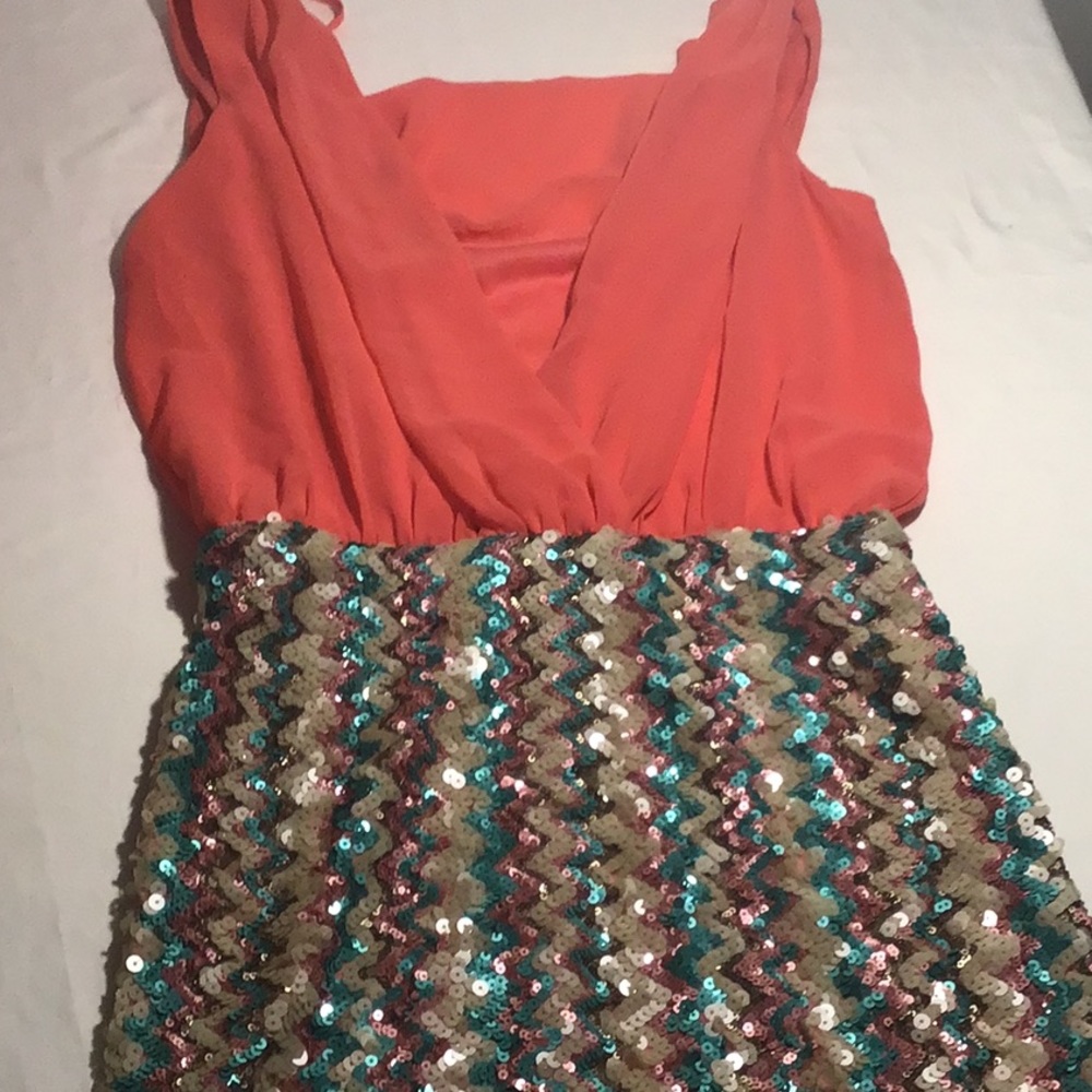 🌼 ARK &CO. SEQUINS MINI DRESS . SIZE‎ MEDIUM